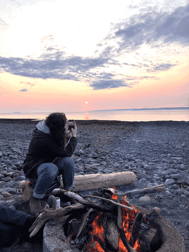 abby at Huntinton's point
