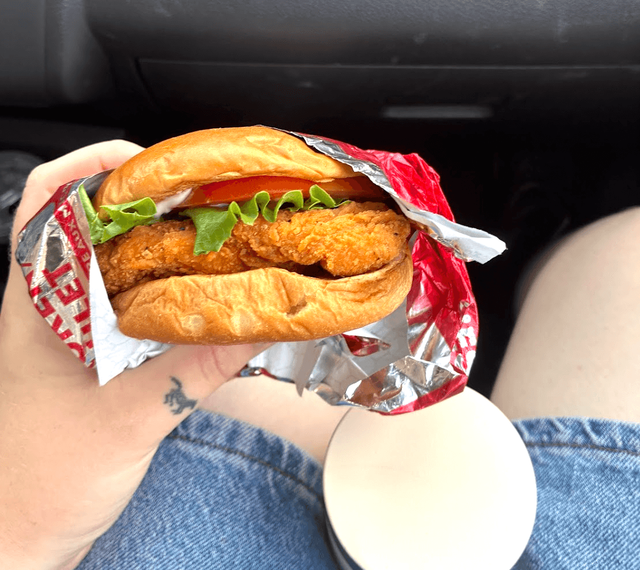 spicy chicken burger
